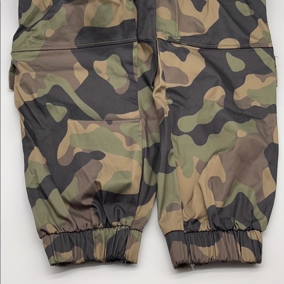 New Zara Belted Camouflage Cargo Nylon Joggers Pants - Picture 13 of 14